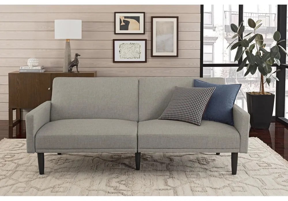 Svetlosivá rozkladacia pohovka 198 cm - Støraa