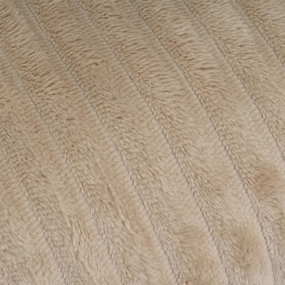 Hnedá deka z mikroplyšu 130x160 cm Fur Velvet – Casa Selección