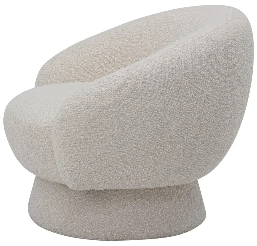 Biele kreslo Ted - Bloomingville