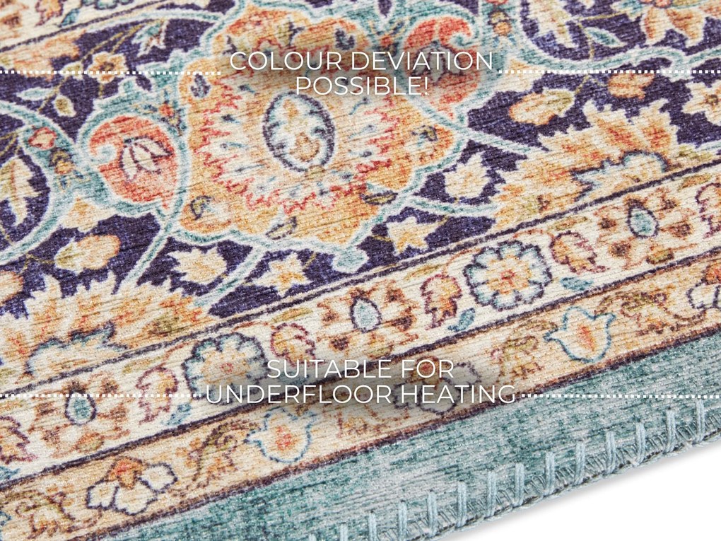 ELLE Decoration, Kusový koberec Imagination 104217 Jade z kolekcie Elle, 200x290, modrá, obývacia izba