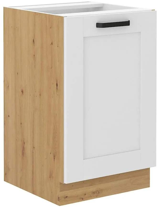 Kuchynská skrinka LUNA biely mat/artisan 50zl 1f bb