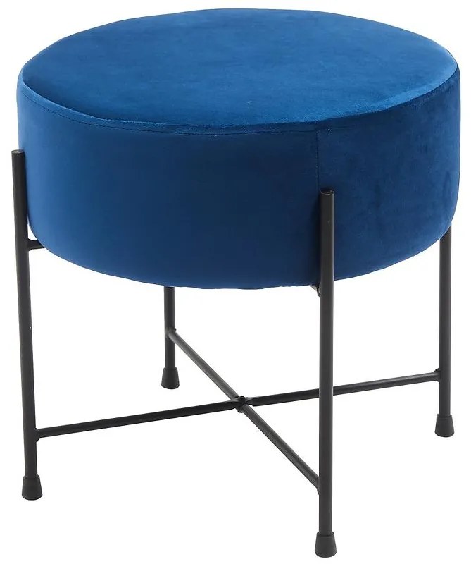 Taburetka Bob Blue Velvet 16