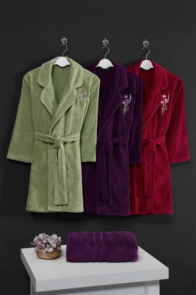 Soft Cotton Luxusný dámsky župan + uterák LILLY v darčekovom balení