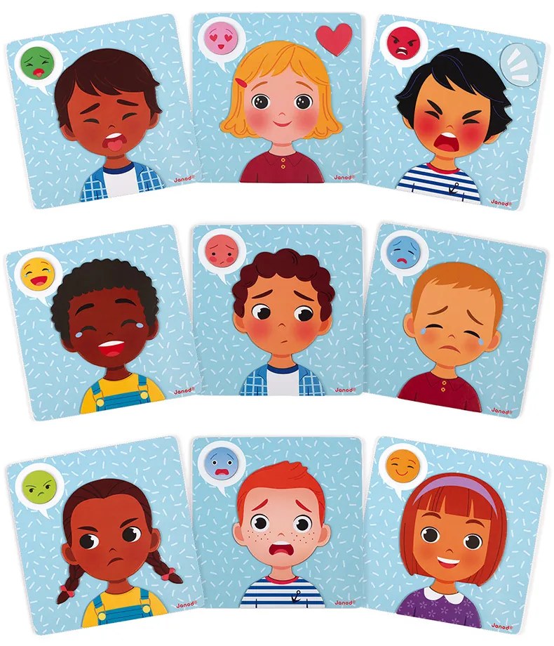 Magnetická skladačka – emócie