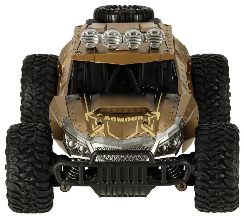 RC terénne driftové auto KIK 1:16, hnedé