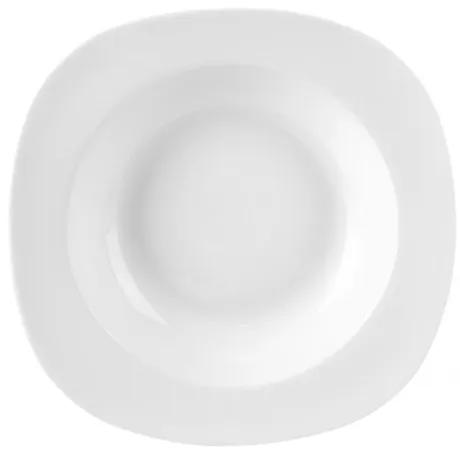 Hlboký tanier MONA, hranatý, 21 x 21 cm, porcelán, 24 ks