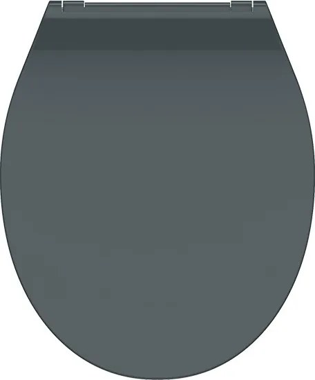 Eisl Sanitär WC sedátko Duroplast Soft Close Slim Antracit 82704