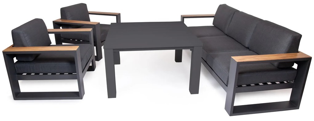 Hliníkový jedálenský nábytok RUBY antracit