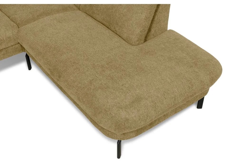 Rohová pohovka v horčicovej farbe (pravý roh) Gomero – Scandic