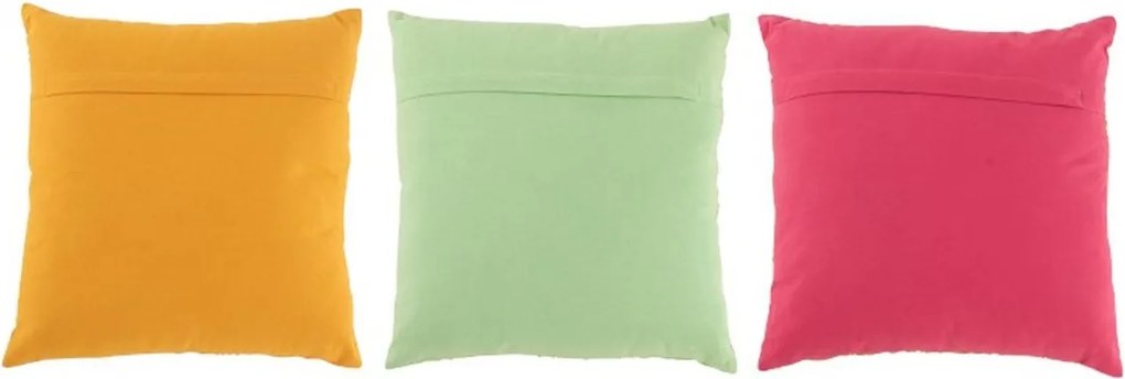 Set 3 farebných bavlnených vankúšov Orient - 48 * 48 * 11 cm