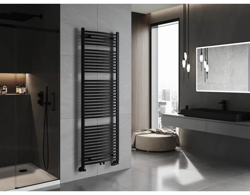 Mexen Ares, vykurovacie teleso 1800 x 600 mm, 958 W, čierna, W102-1800-600-00-70