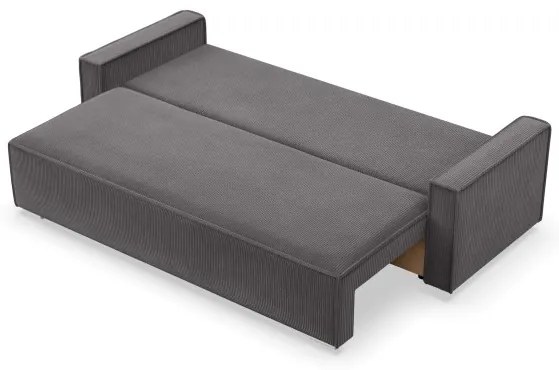 Trojmiestna rozkladacia sedačka NOTO tmavosivá