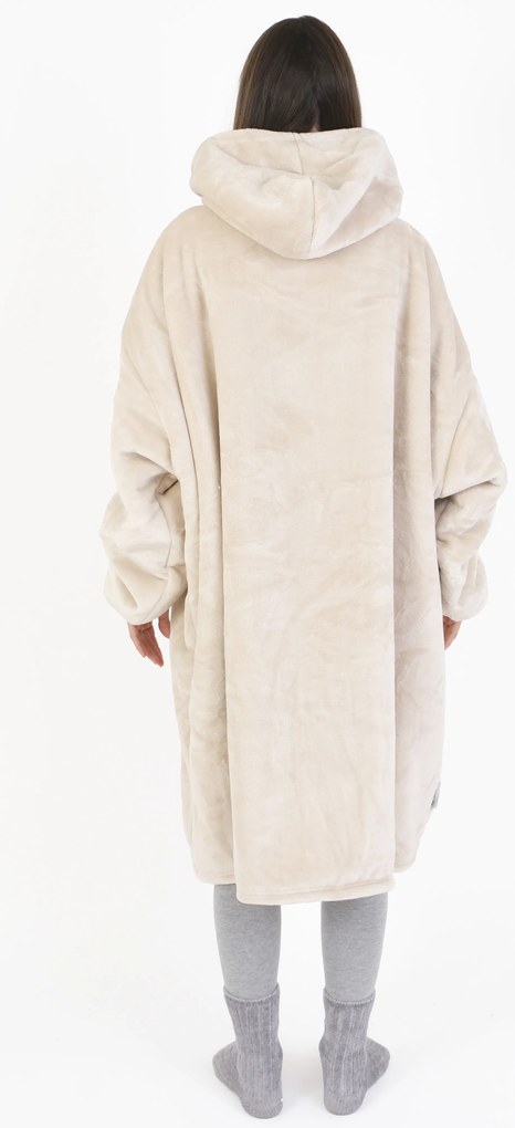 Baránková mikina mikroplyš – Laura prírodná veľkosť L