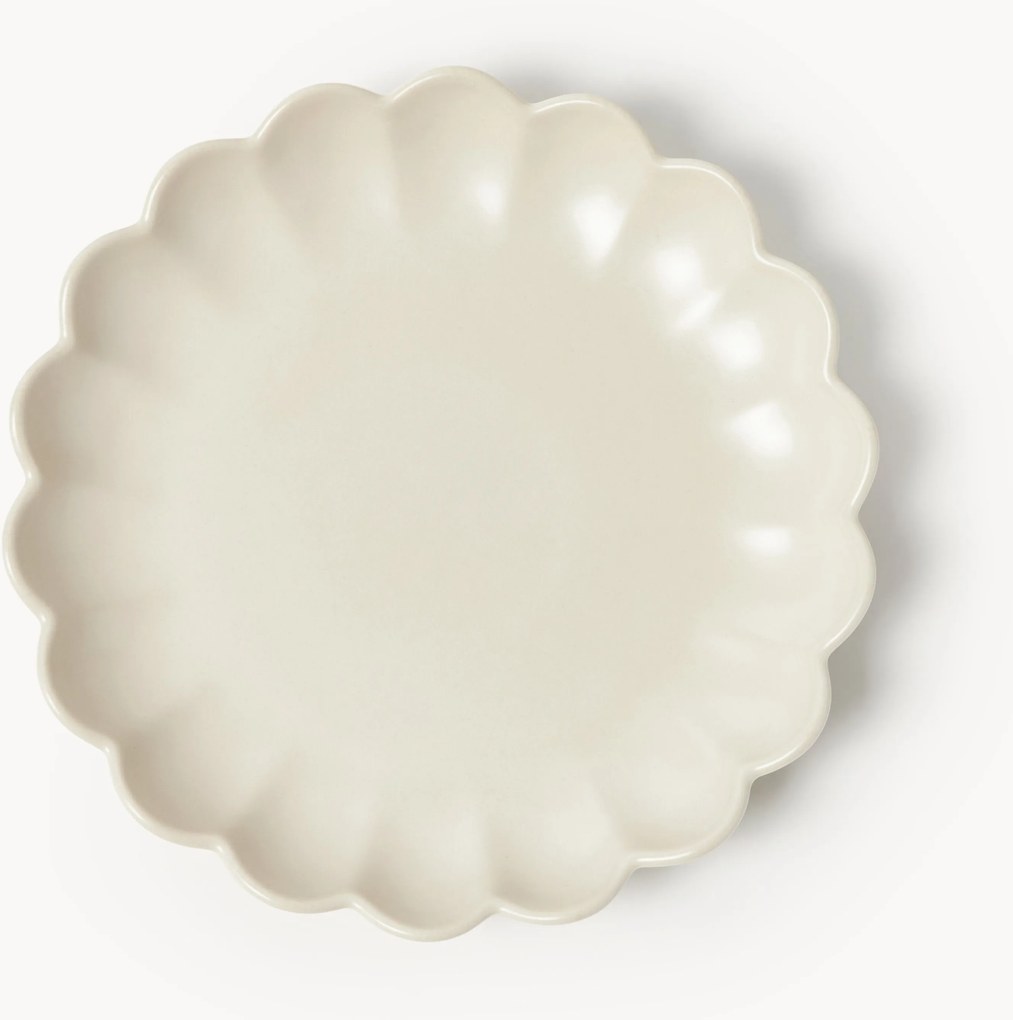 Raňajkové taniere v tvare kvetu Sabina, 4 ks