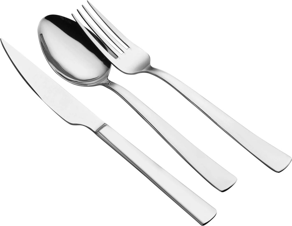 Sada 24 ks příborů Deniz stříbrná