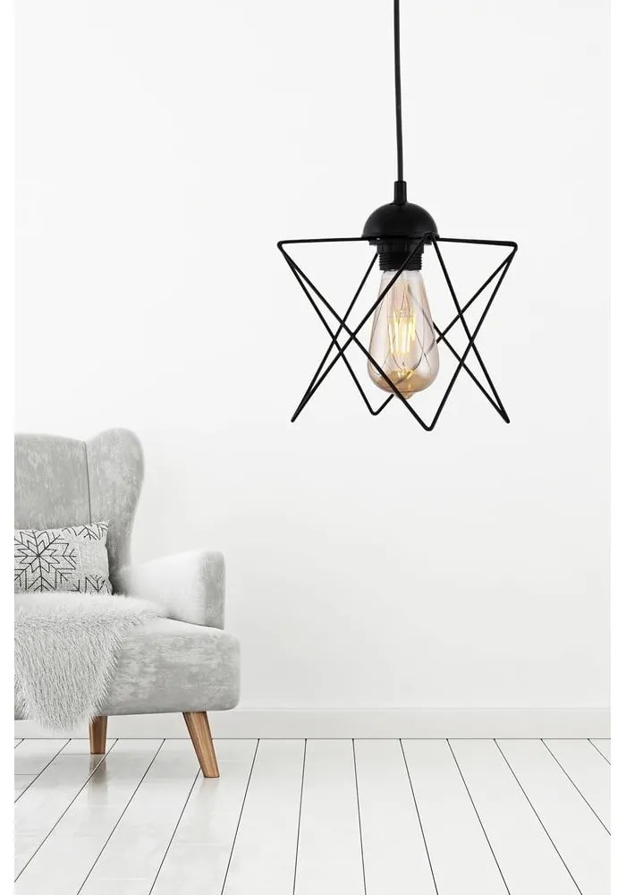 Čierne závesné svietidlo – Opviq lights