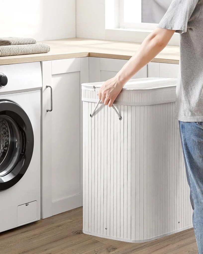 Koš na prádlo Ondara 100 L bílý