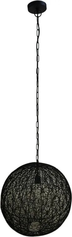 Čierne závesné svietidlo HSM collection Pendant Flower, ⌀ 54 cm