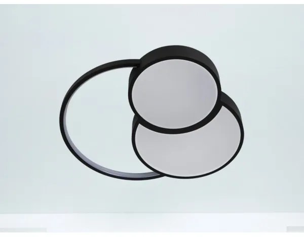 LED Stmievateľné stropné svietidlo LED/60W/230V 3000-6500K čierna + diaľkové ovládanie