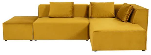 Infinity Ottomane rohová sedačka žltá pravá