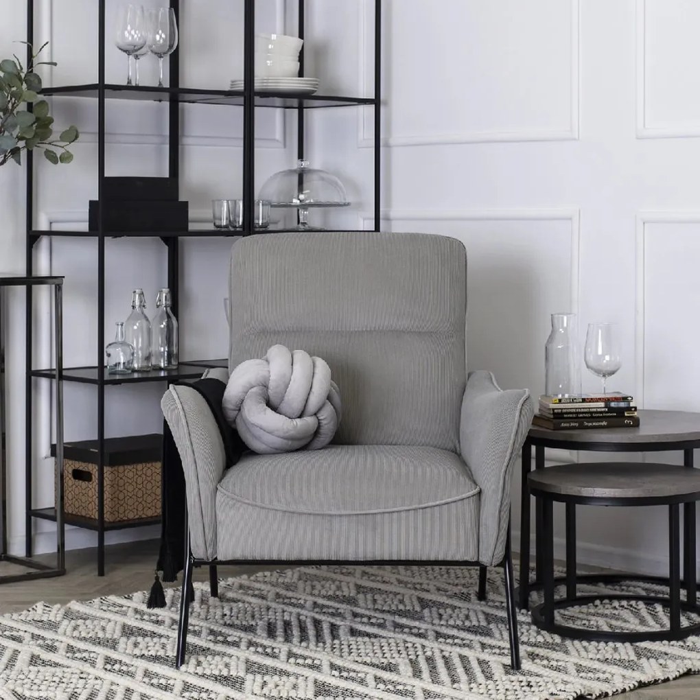 PROXIMA.store - Dizajnové kreslo ALBERTO FARBA: béžová