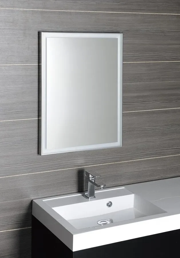 Sapho Sapho, LUMINAR LED podsvietené zrkadlo v ráme 600x800mm, chróm, NL557