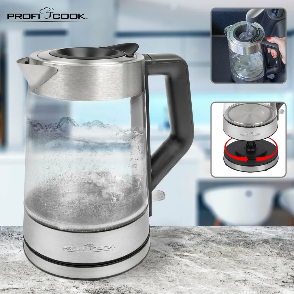 Profi Cook WKS 1190 rýchlovarná kanvica