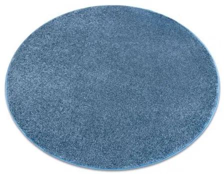 KOBEREC - okrúhly SANTA FE modrá 74 hladký, Jednotný jednofarebný Veľkosť: kruh 100 cm