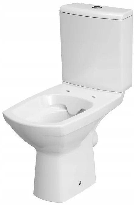 Cersanit CARINA Clean On 480 new - wc kombi 010 3/5 bez sedátka, biela, K31-045