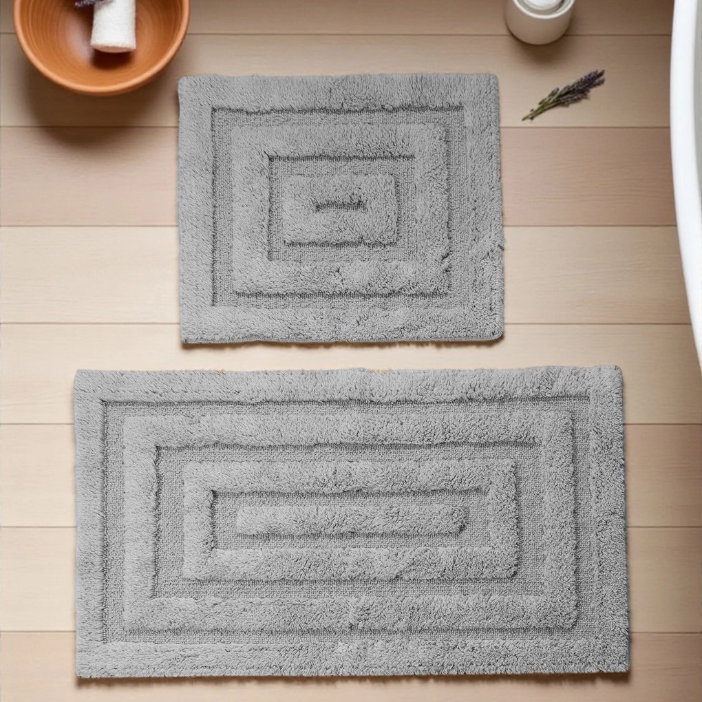 DY Kúpeľňová sada koberčekov Boston 13 - sivá