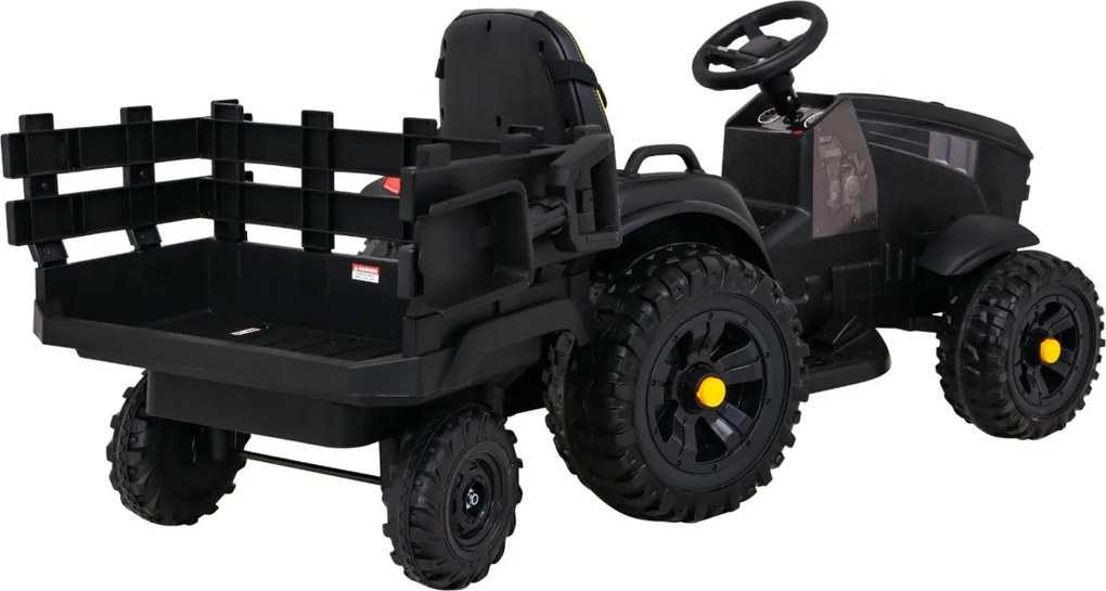 Ramiz Titánový traktor s prívesom čierny