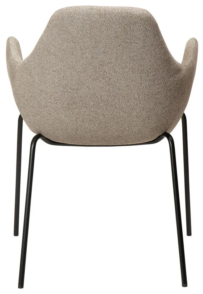 Béžové kreslo z textílie buklé Zimmer – DAN-FORM Denmark