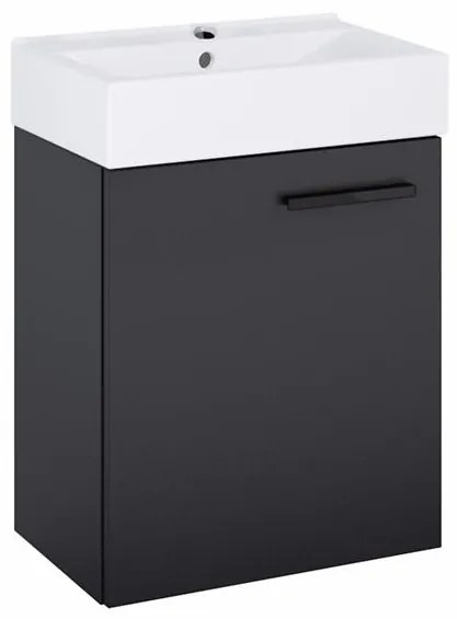 Kúpeľňová Zostava Mini 45 Čierna Matt Úchyt Čierna Matt