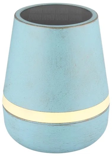 Globo 36638B - LED Solárna lampa 10xLED/0,06W/3V IP44 modrá