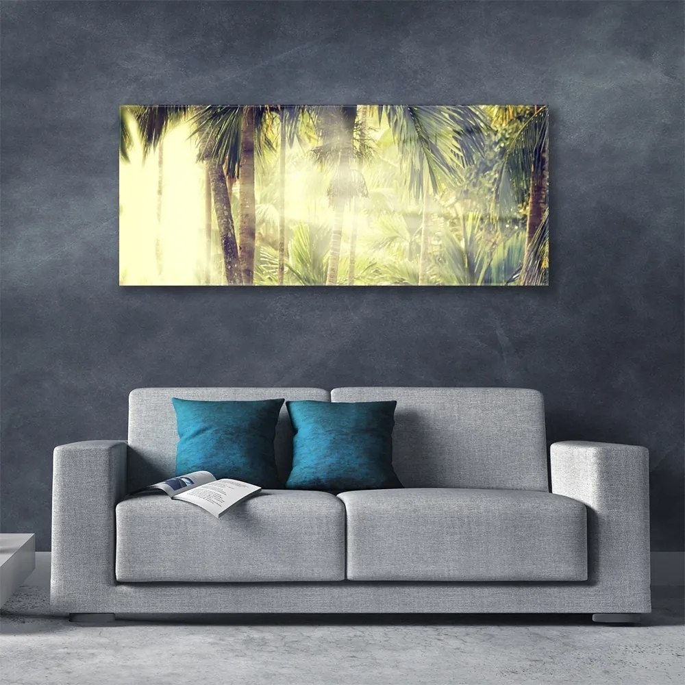 Obraz plexi Les palmy stromy príroda 125x50 cm