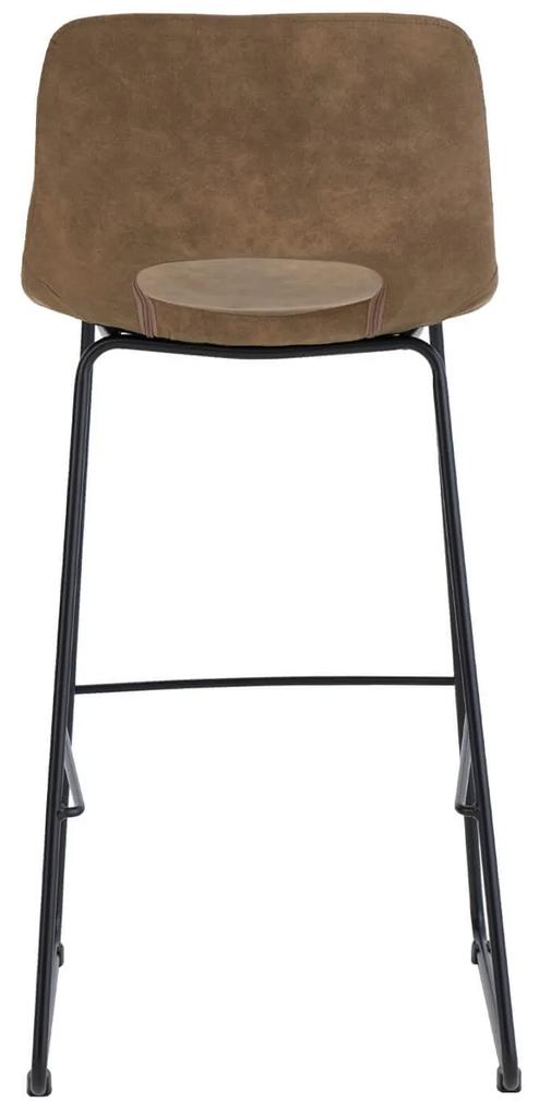 Barová stolička wanor 75 cm hnedá MUZZA
