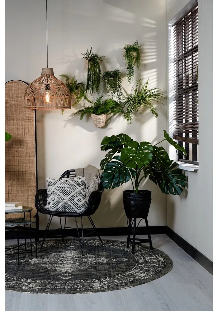 Stropné svietidlo v prírodnej farbe s ratanovým tienidlom ø 42 cm Pocita - Light & Living