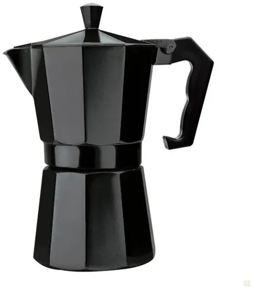 Verk 07043 Moka kanvice 9 - 450 ml - čierna