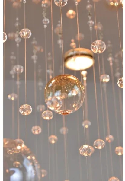 Wranovsky JWZ610100101 - Krištáľový prisadený luster ORBIS 10xGU10/40W/230V