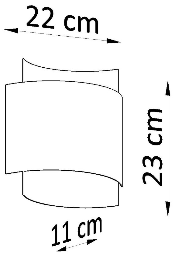Nástenné svietidlo Impact, 1x čierne kovové tienidlo