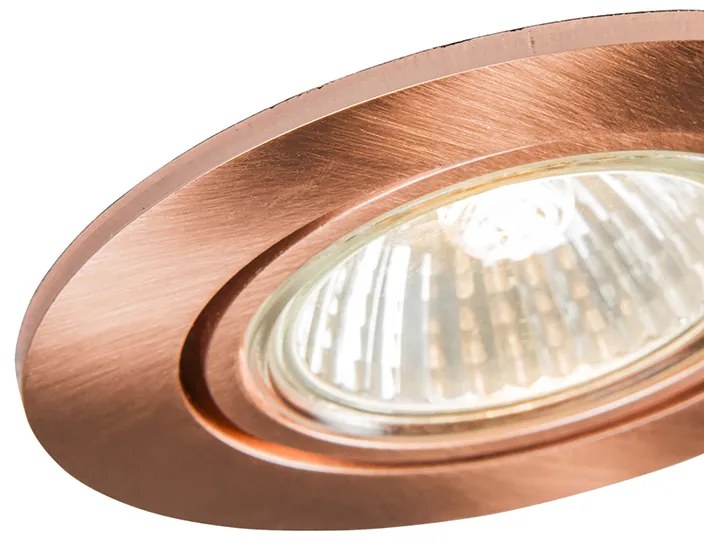 Inteligentné zapustené bodové svietidlo medené, naklápacie, vrátane Wifi GU10 - Cisco