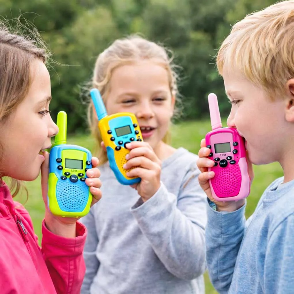 KIK Detské vysielačky Walkie Talkie, sada 3 ks