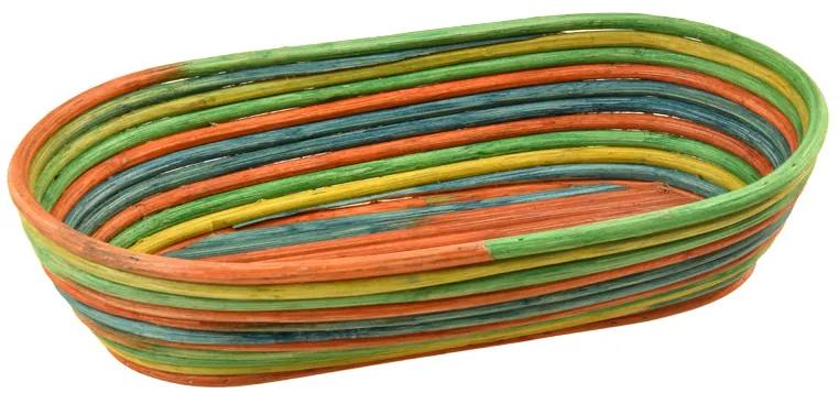 Oválná ošatka – barevná Rozměry (cm): 35x22, dno 30x12