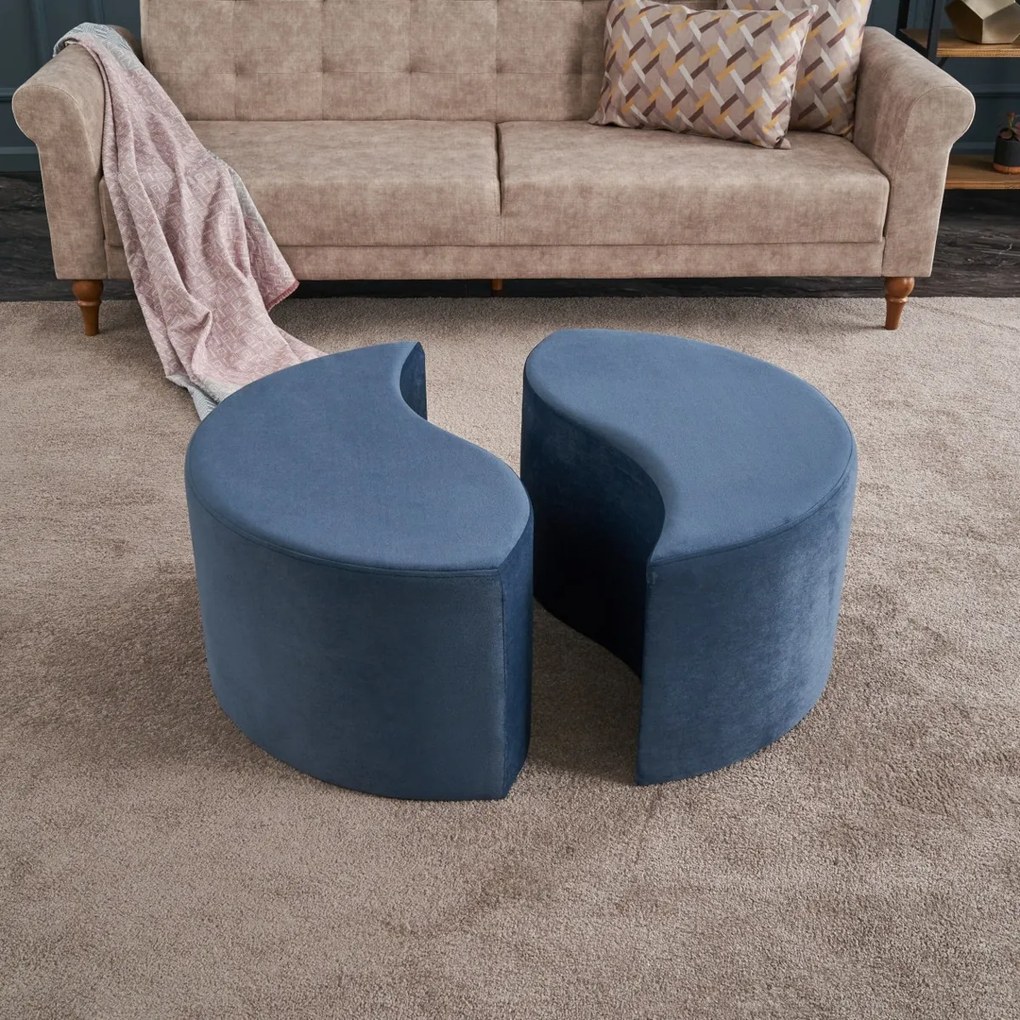 Stolička Alis Pouf Blue