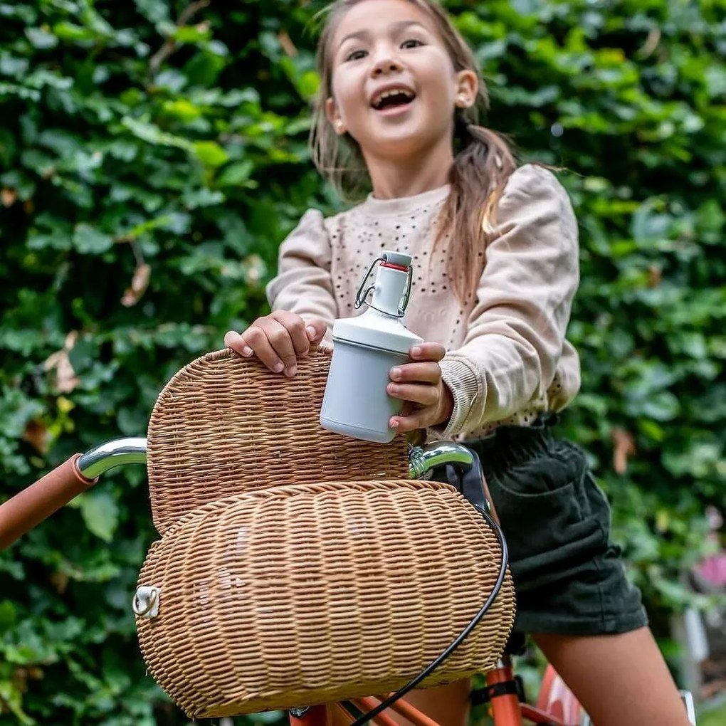 Koziol Fľaša na vodu PLOPP TO GO MINI, 200 ml, sivá