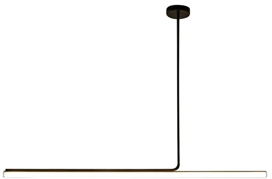 Toolight Toolight, LED stropné svietidlo 120cm, 14W, APP1659-CP, čierna, OSW-06990