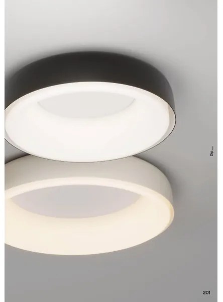 Redo 01-3722 - LED stropné svietidlo DIP LED/30W/230V 48,6 cm čierne