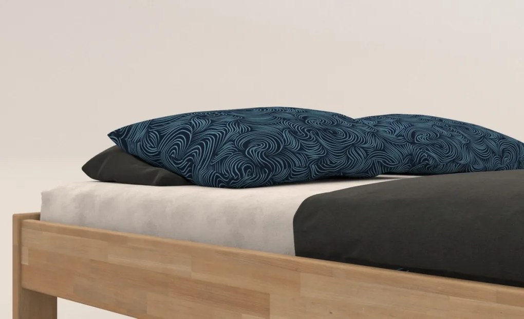 Posteľ Tema Futon 180x200 cm, prírodný buk