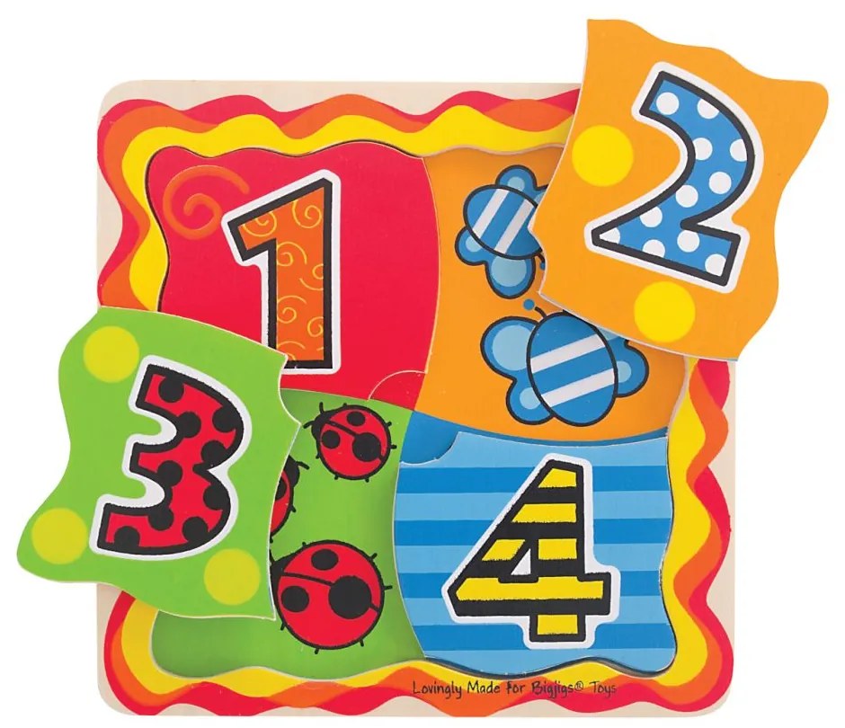 Bigjigs Toys Moje prvé počítacie puzzle