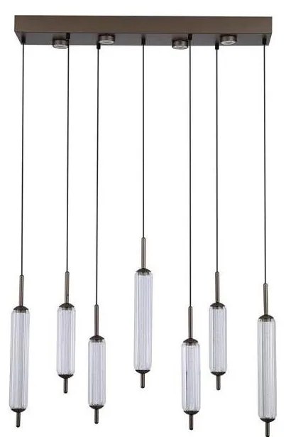 Searchlight 76210-7CL - LED stmievateľný závesný luster na lanku CATTAIL LED/33W/230V